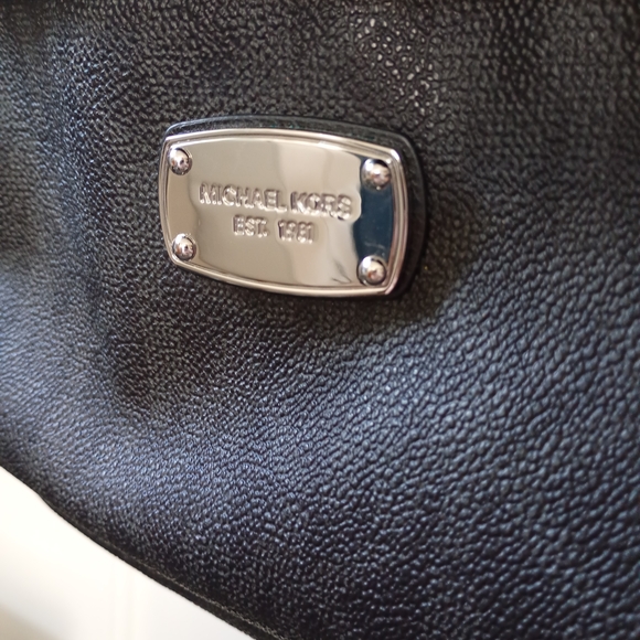 Michael Kors Black Logo-Print Backpack NWOT! - Picture 3 of 12